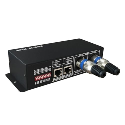 Décodeur DMX512 variateur DC12-24V pour bande LED RGBW 5050 - 4