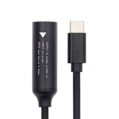 Cable USB-C a DC Jack 4.0x1.3mm xiwai de carga para portátil y teléfono 2