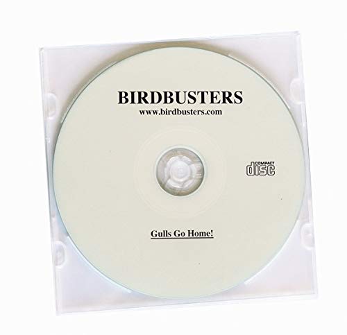 BirdBusters Seagull & Gull Distress & Predator Calls CD - Includes Alarms Call of Gulls, Seagulls, Predators, Shotgun blasts- Scare Away Seagulls & Gulls