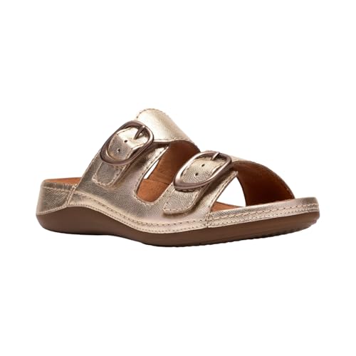 Clarks Marchepied Cecily pour femme : sandale cuir confort été