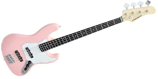 プレイテッチJB モデルベースギター色 ピンク Amazon | PLAYTECH (プレイテック) エレキベース JBタイプ PINK