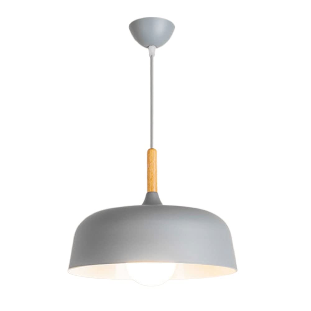 LYMSXAZOU Modern Minimalist Pendant Lamp - Creative Wooden Single-Head Chandelier Trendy Macaron Lighting Fixtures for Stylish Home Decor