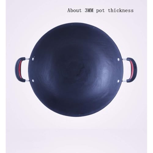 Wok de Hierro Fundido Antiadherente 34 cm miniatura 4
