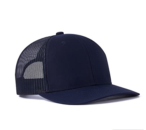 Image of Quanhaigou Trucker Hat - Mesh Snap Back - Unisex Adjustable Baseball Cap - Outdoor Hats for Men Women