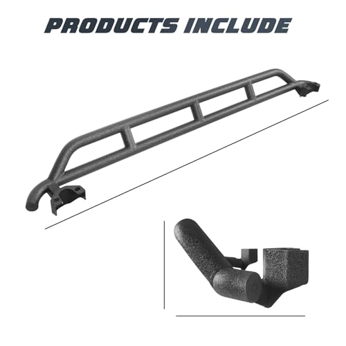 Estribos laterales de acero para Jeep Wrangler JK 2007-2018 miniatura 2