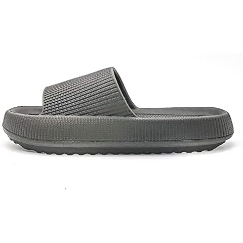 goofort Foam Slippers with Cloud Recovery Pillow Shower Slides Open Toe Non-slip Thick Sole for Indoor and Outdoor House Spa Bath Lightweight Summer Shoes for Women and Men Cover