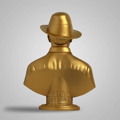 Image of SILAII Bhagat Singh Bust Sculpture (Gold, 8 Inch)