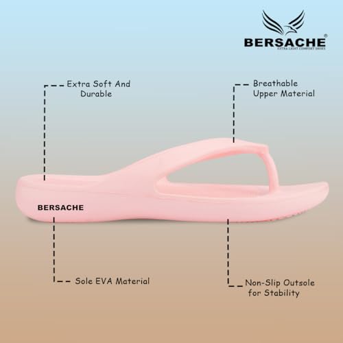 Image of BERSACHE Extra Soft Classic Casual with Regular wear with Ultra Soft Flip-Flops for Women's