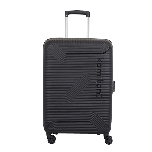 Image of Kamiliant 3PC KAM Double 8 Spinner Wheels Hard Shell Suitcase Nexus DW Set Black, Small, Medium and Large, 79 cm