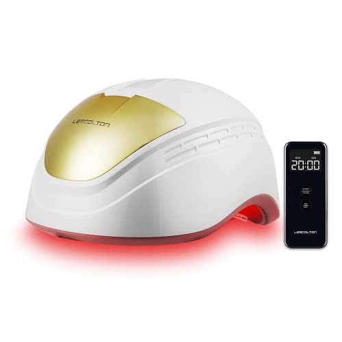 LESCOLTON Système de croissance des cheveux, FDA & CE Approuvé, 80 diodes laser dispositif de traitement de perte de cheveux rechargeable et mobile pour les cheveux éclaircissants Cover