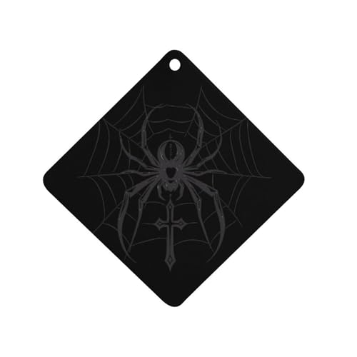 Diviine Spider Car Air Freshener Hanging Aromatherapy Tablets for Car Accessories Rhombus