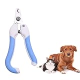 SEMINISMAR Krallenschere für Hunde,Hundekrallen Kürzer,Profi Krallenschere für Hunde und Katzen,Krallenpflege für Kleintiere,Profi Krallenschere mit Nagelfeile Sicherheitsschutz für Haustiere