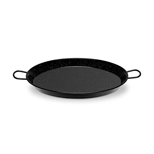 Vaello 18\" Outdoor Paella Set for up to 12 people with gas burner FREE Professional Spatula