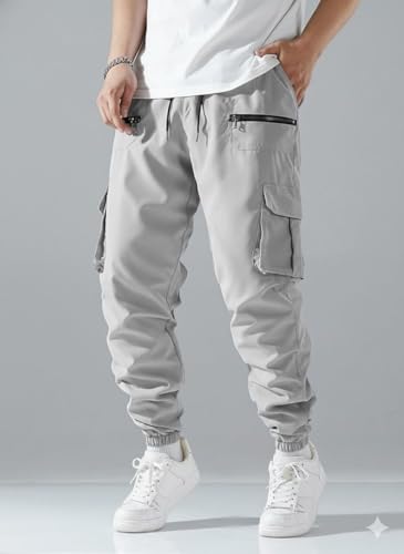 Image of INKKR Men Cargo || Men Zipper Cargo Pants Cotton ||