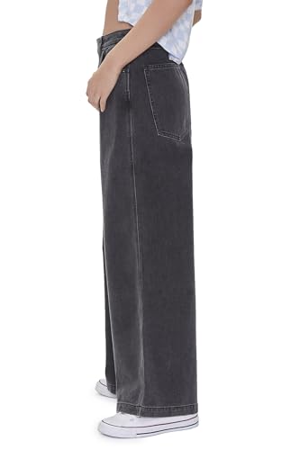 Forever 21 Women's Wide-Leg High-Rise Jeans3