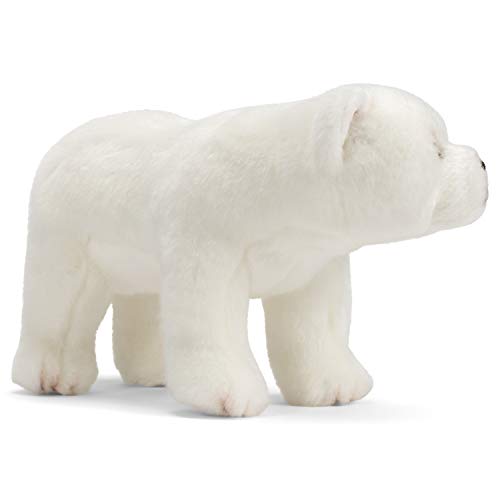 DEMDACO Polar Bear Cuddly Classic White 10 inch Children's Soft Plush Stuffed Animal Toy - Image 3