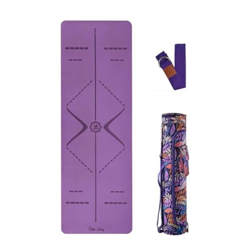 Kit Yoga | Tapete Yoga Mat Pilates TPE Estampado Alinhamento Ecológico 6mm + Bolsa de Transporte Estampada + Cinto Alongamento Faixa Flexibilidade