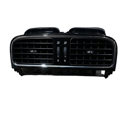 Rejillas de aire acondicionado para VW Polo 6R de copiloto en negro brillante para tablero frontal 4