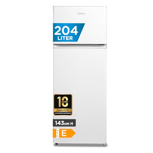Midea MERT210FGE01 Frigo-congelatori doppia porta 204 L, Congelatore da Montare