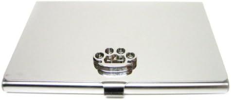 Kiola Designs Business Card Holder with Brass Knuckle Pendant image 2