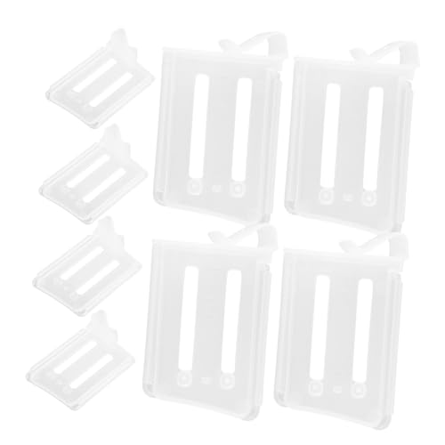 HOMSFOU 8 Pièces Diviseurs de Réfrigérateur Organisateur de Porte pour Réfrigérateur Séparateurs Réglables pour Compartiments de Stockage Accessoires de Cuisine