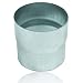 Produktbild Zink Ablaufrohrverbinder 80 mm für Fallrohre mit gleichem Durchmesser, Titanzink Ablaufrohr Fallrohrverbinder DN 80