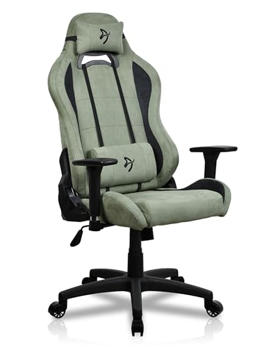 Chaise Gaming Ergonomique Arozzi Torretta - Chaise de Bureau Super Douce, Dossier Réglable avec Oreiller Cervical et Lombaire - Design Suédois, Setup Bureau...