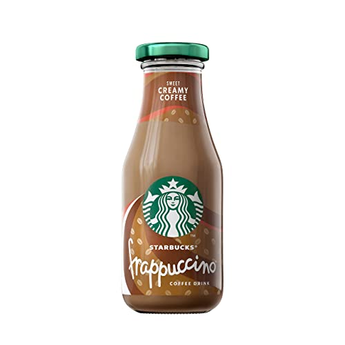 Starbucks Frappuccino Coffee Eiskaffee| 8 x 250ml | mit feinstem Espresso aus 100% Arabica-Bohnen und Milch | wiederverschließbare Glasflasche | ideal für unterwegs oder Zuhause