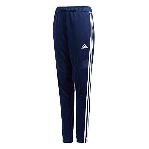 adidas Kids' Tiro 19 Pants, Dark Blue/White, 2XS