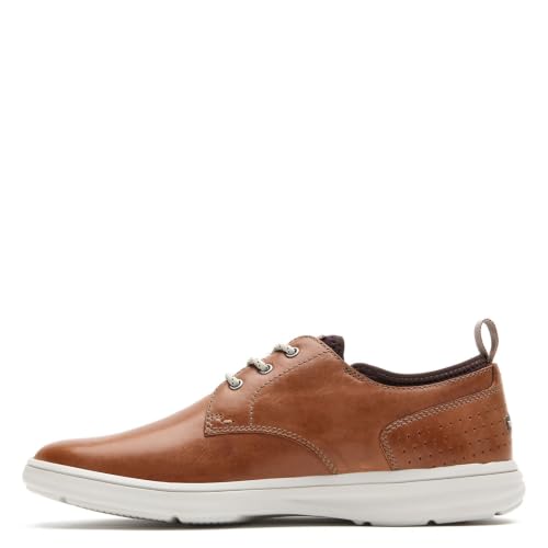 Image of Rockport mens Zaden Plain Toe Oxford, Boston Tan Leather, 9 US