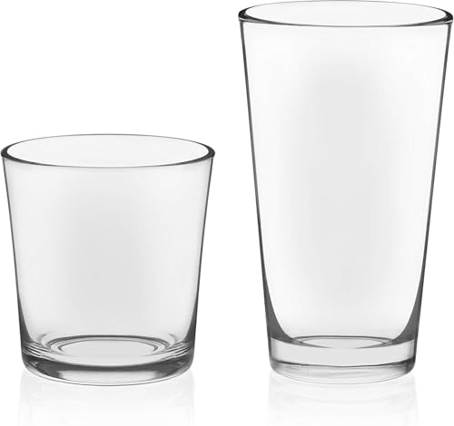 Libbey Preston Tumbler and Rocks Glass Cups Set, All Purpose Everyday Drinking Glasses Set of 16, Glassware Drinking Glasses for Birthdays, Dinners by Libbey - Used condition - Image 9