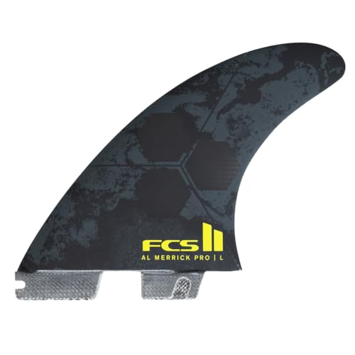 FCS II AM PG Black/Acid Medium Tri Retail Fins