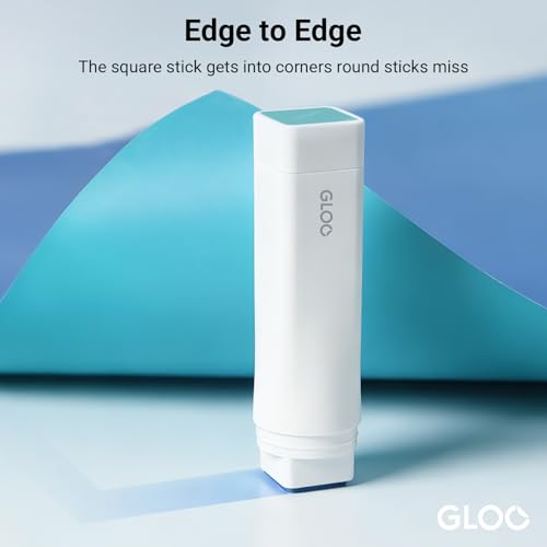 Image of Kokuyo Gloo Square Glue Stick, Color Disappearable, Medium Size, Pack of 3, Japan Import (TA-G312-3P)