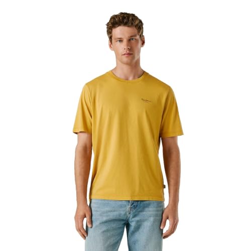 Pepe Jeans Herren Jacko T-Shirt, Gelb (Siena Yellow), L – Ansicht 1