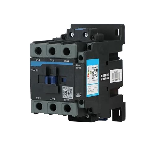 Contacteur AC NXC-65 65A contre la surchauffe triphasée 380V montage rail DIN