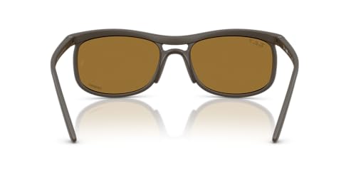 Ray-Ban RB4452CH Sunglasses, Sand Brown/Brown Chromance, 59 mm - image 4
