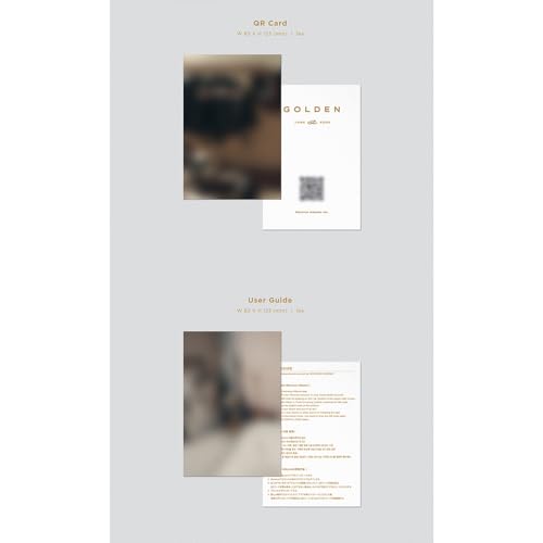 Image of BTS JUNGKOOK GOLDEN 1st Solo Album Weverse Album Ver