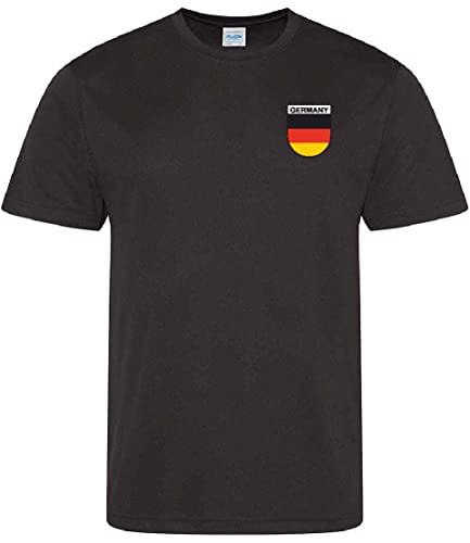 Germany German Printed Supporters Unisex Mens Womans T-Shirt for World Cup Football Euros Rugby Non Official (as8, Alpha, x_s