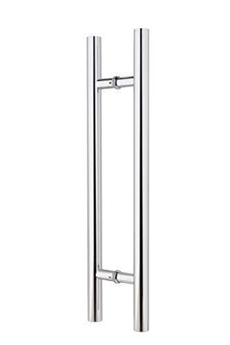 Canzak 36 Inch Mirrored Stainless Steel Door Handle Push...