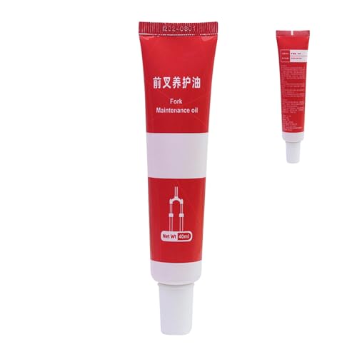 自転車チェーンオイル | 40ml フロントフォークグリース - 自転車メンテナンス用グリース,ガレージ ロード マウンテンバイク サイクリング アウトドア ワークショップ用