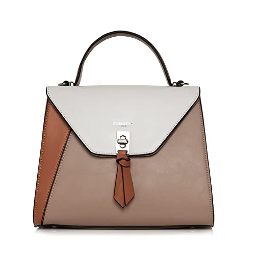 Sac végan avec poignée sur le dessus Camel par Jocee and Gee Angelika