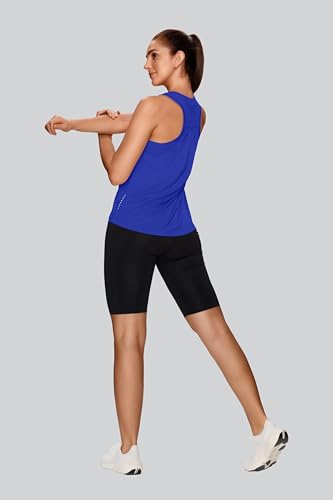 Image of XIEERDUO Tank Top for Women Racerback Sleeveless Workout Tops Loose Fit Yoga Running Gym Shirts for Women