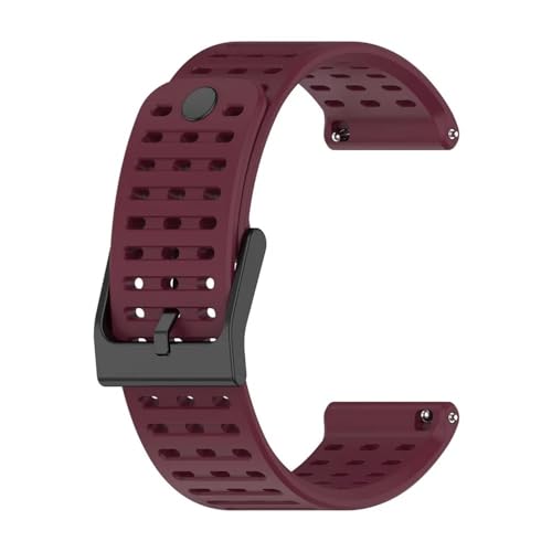 [SRMVRNKNNK] Fit For Suunto9 Peak Pro/Fit For Suunto5 Peak�ɓK������V���R�������p���X�g�o���h(Wine red,22mm)