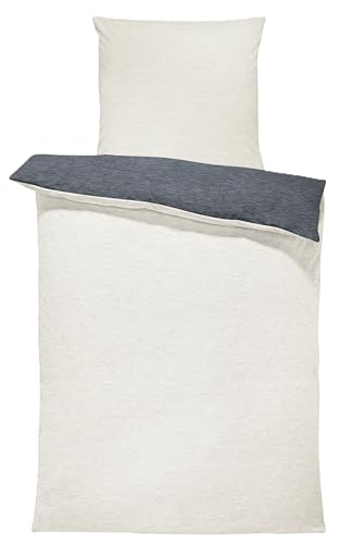 one-home Winter Bettwäsche Biber Meliert Baumwolle Flanell Kuschelig...