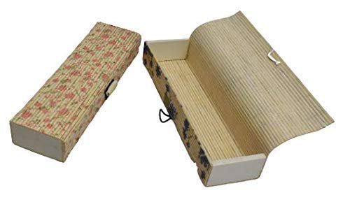 Linquard Collection Store Natural Bamboo Box for Gifts, Jewelry Organizer and Storage Box Set of 2 (18 x 6 x 3.5)