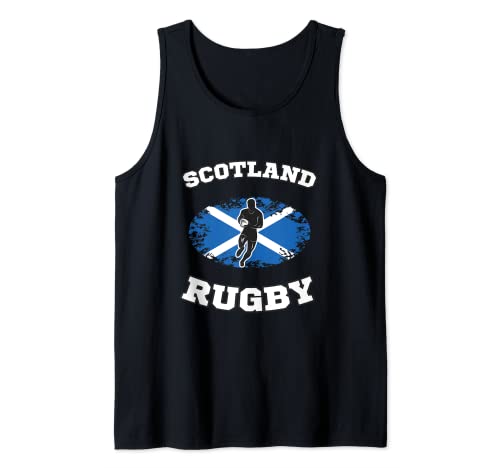 Escocia Rugby Six nations Equipo Camiseta sin Mangas