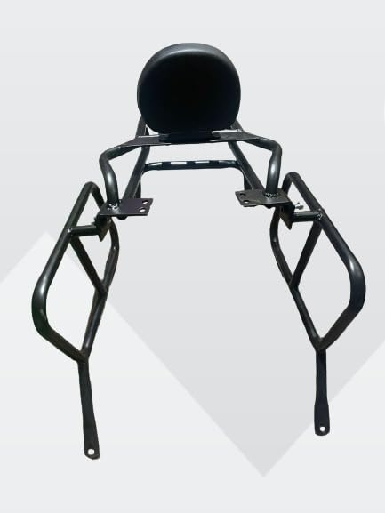 Autobrand Side Saddle Stay with Luggage Rack/Carrier,Cushion Backrest Black for Hero XPLUSE BS4,BS6 All Model-image-19