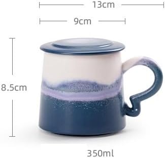 GSOUL Kungfu Tea cup Ceramic Kiln Change Mug Modern Simple Personal Use Tea Cup Home Office Large-capacity Water For One Person Small Tea Cups
