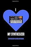  I (love) My Synthesizer  Synthesizer Players Notebook: 120 Pages 6 x 9  Gift For Songwriters, Students And Musicians Alike  For Synthesizer ... Keyboard, Brass, Strings & Woodwind Musicians