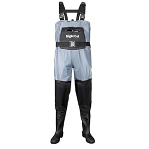 Night Cat Wathose mit Stiefeln Crosswater Blau